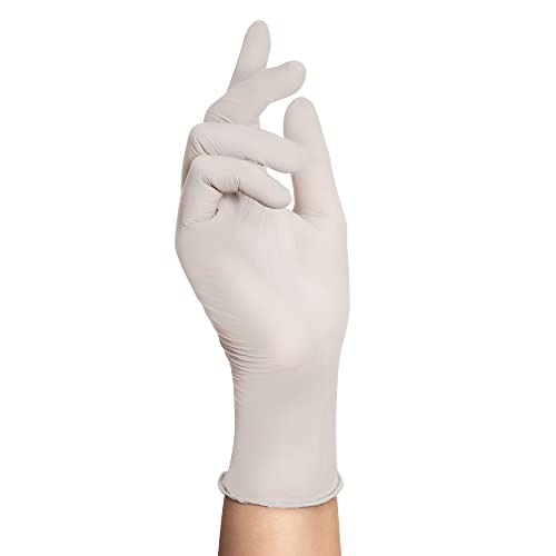 HALYARD STERLING Nitrile Exam Gloves, Non-Sterile, Powder-Free, 3.8 mil, 9.5", Gray, Large, 45271 (Box of 100)