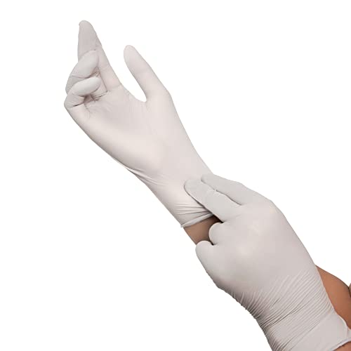 HALYARD STERLING Nitrile Exam Gloves, Non-Sterile, Powder-Free, 3.8 mil, 9.5", Gray, Large, 45271 (Box of 100)