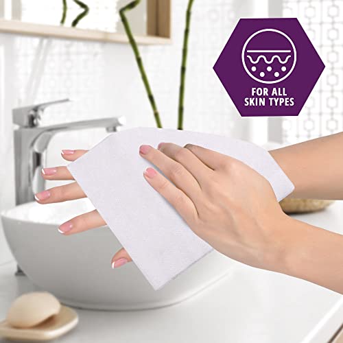 MED PRIDE Platinum Personal Care Towels [90 Pack]- Ultra Soft Dry Wipes- Disposable & Unscented for Baby Or Senior Care & Adults - Sanitary for Hand, Face, Body Or Incontinence- 12.5''x11''