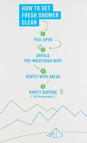 Simpleaf Body Wipes Rinse Free - XL 12" x 12" Shower Wipes - Eco-Friendly, Paraben & Alcohol Free - Hypoallergenic, Safe For Skin Bathing Wipes - Bath Wipes For Adults No Rinse (3 x 20 Count) Pack