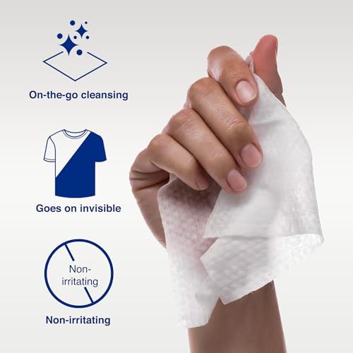 Armoray Dry At Last Underarm Sweat Wipes - Deodorant Wipes for Women & Men - Unscented Antiperspirant Wipes - Alcohol-Free Armpit Wipes - Pack of 15 Deodorant Wipes Individually Wrapped