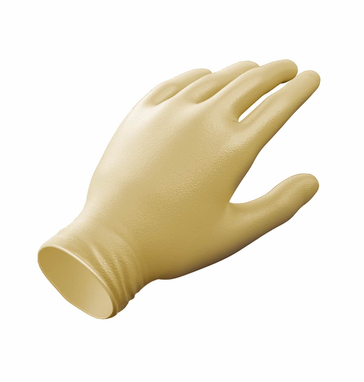 Venom Steel Premium Industrial Cream Color Latex Gloves, One Size Fits Most, (Pack of 50)