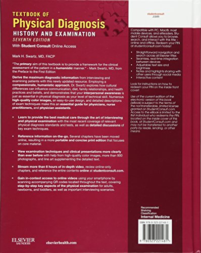 Textbook of Physical Diagnosis: History and Examination With STUDENT CONSULT