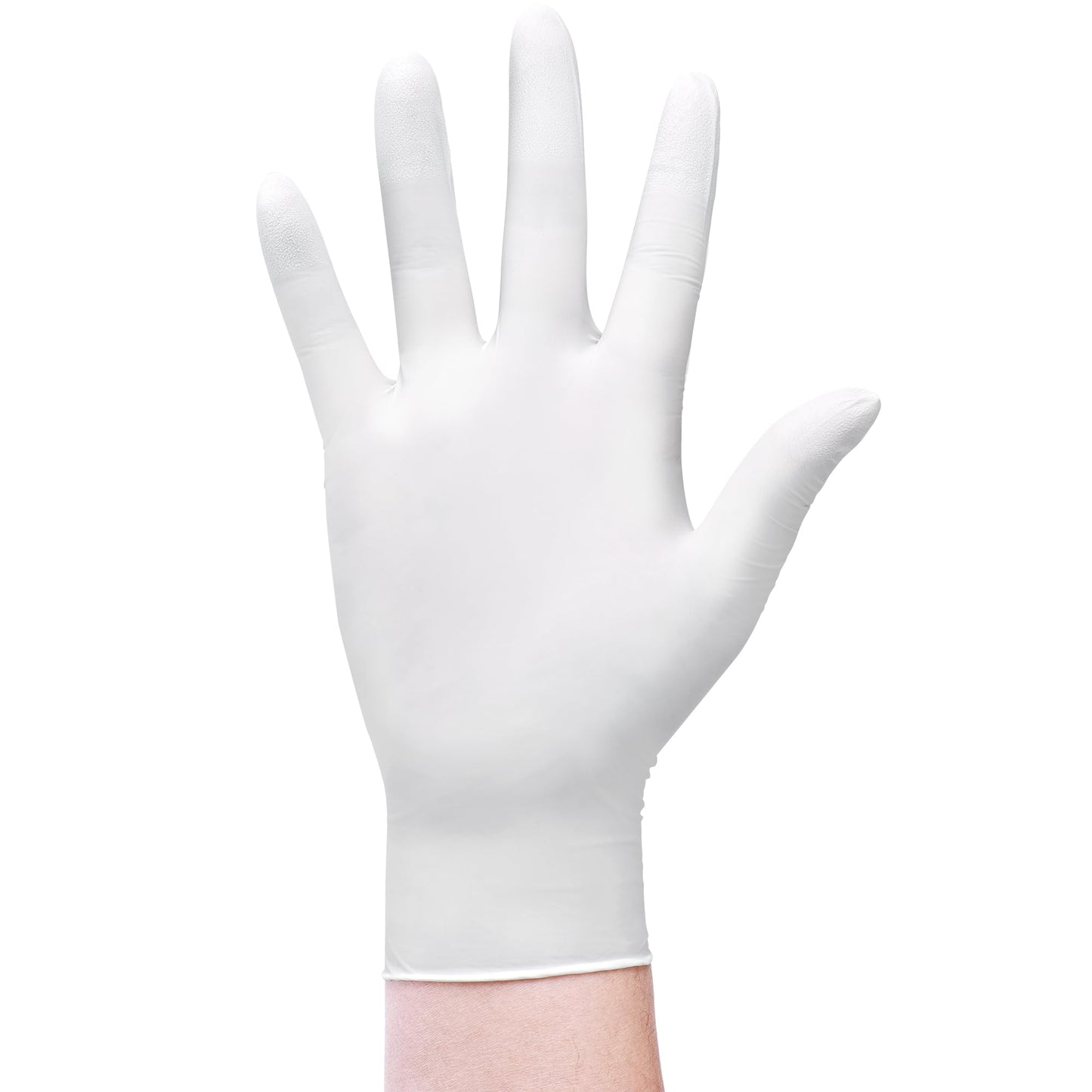 SwiftGrip Disposable Nitrile Exam Gloves, 3-mil, Medium, Box of 100, White Nitrile Gloves Disposable Latex Free for Medical, Cleaning, Cooking & Esthetician, Food-Safe, Powder-Free, Non-Sterile