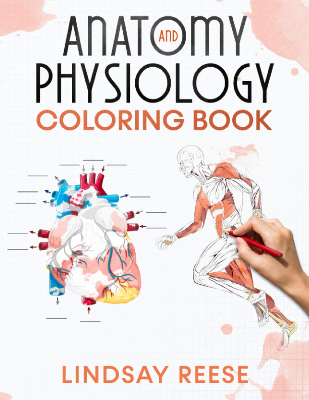 Anatomy and Physiology Coloring Book: A Self-Test Human Anatomy Coloring Book for Adults, Teens, Doctors, Nurses and Students