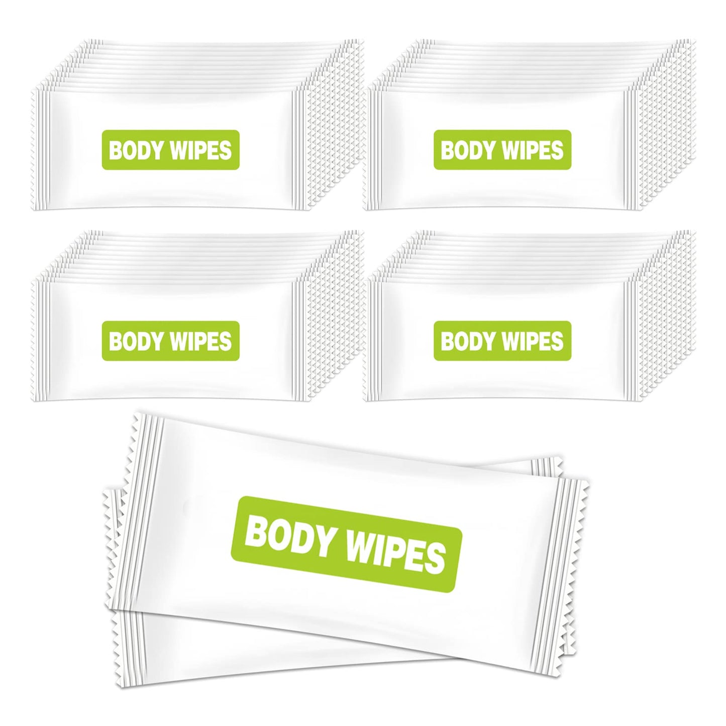 Hipruict Body Wipes Travel Size Individually,50 Pack 10in*10in Large Adult Bathing Wipes No Rinse,Aloe Vera Extract,Odor Removal, Body Wipes Bulk Homeless Fitness Travel Camping (50 Pack)