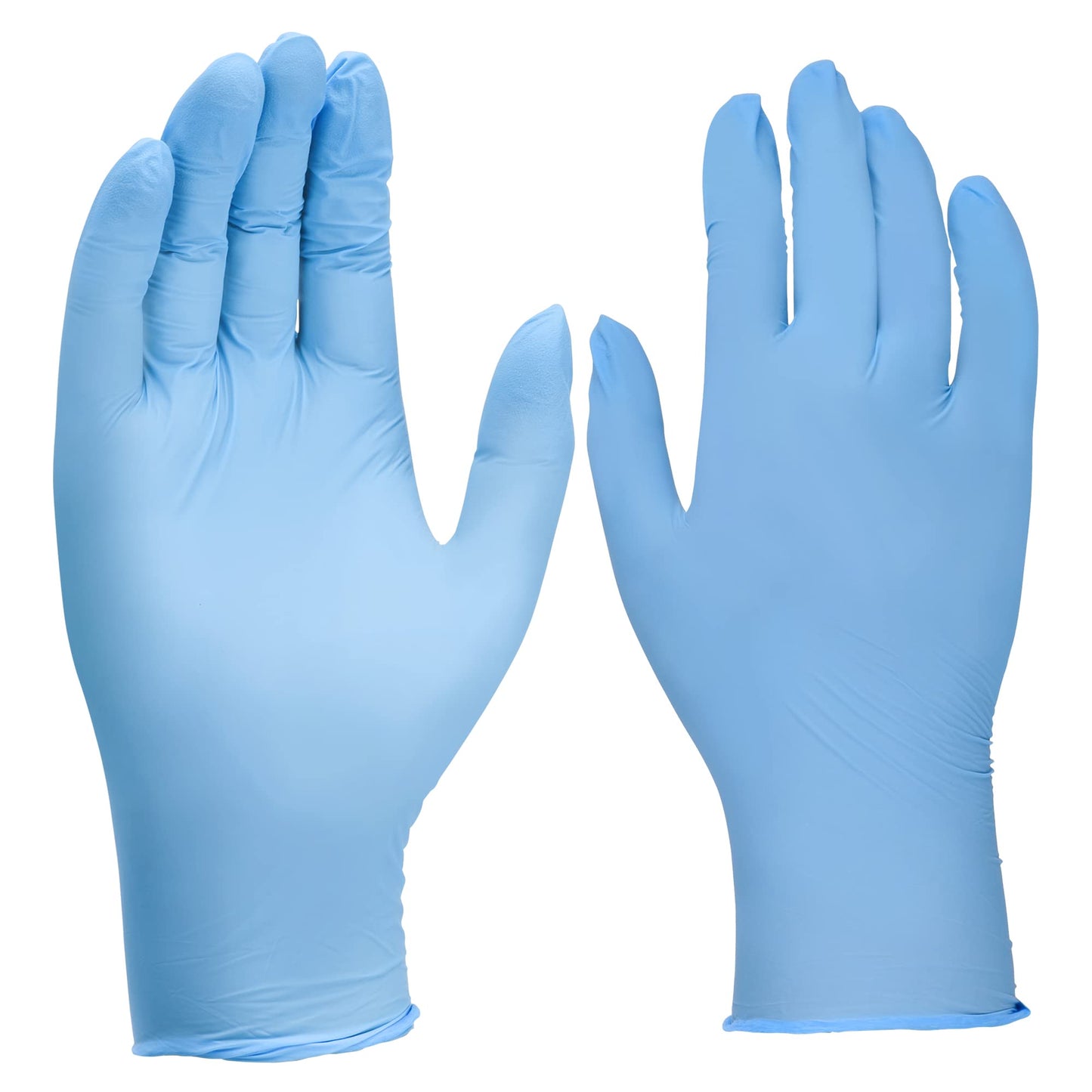 SwiftGrip Disposable Nitrile Exam Gloves, 3-mil, Blue, Nitrile Gloves Disposable Latex Free, Medical Gloves, Cleaning Gloves, Food-Safe Rubber Gloves, Powder Free, Non-Sterile, 100-ct Box (Small)