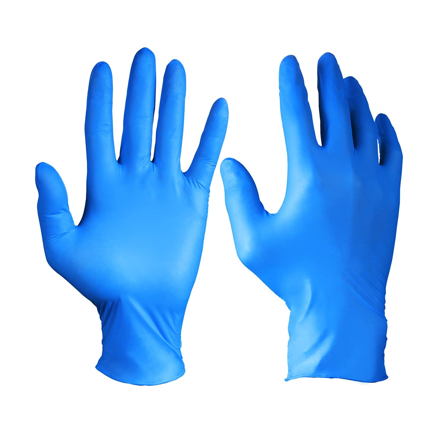 PEIPU Nitrile Gloves Disposable Gloves(Medium, 50-Pack)，Powder Free, Cleaning Service Gloves, Latex Free