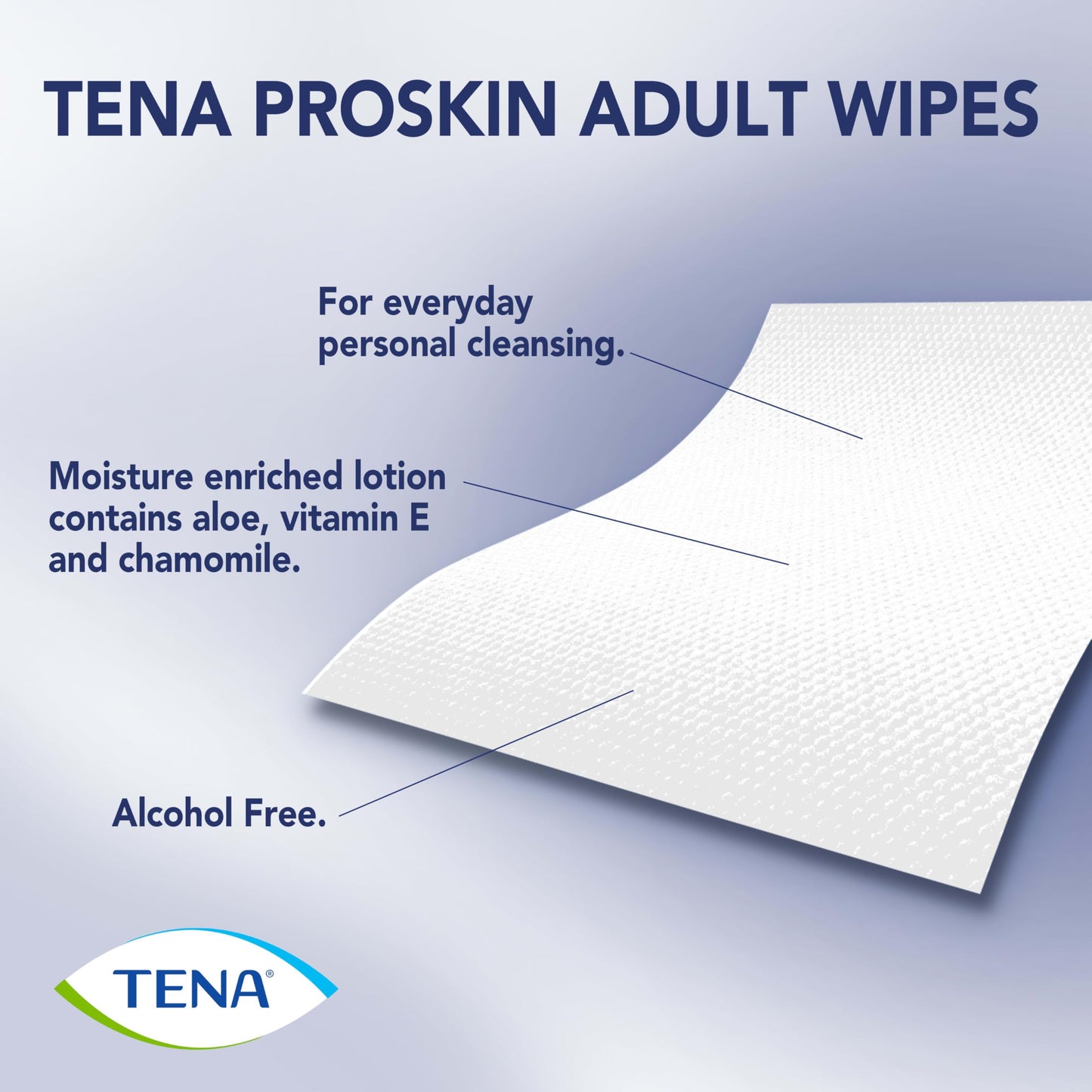 Tena Adult Wipes for Incontinence & Cleansing, ProSkin - 288 Count