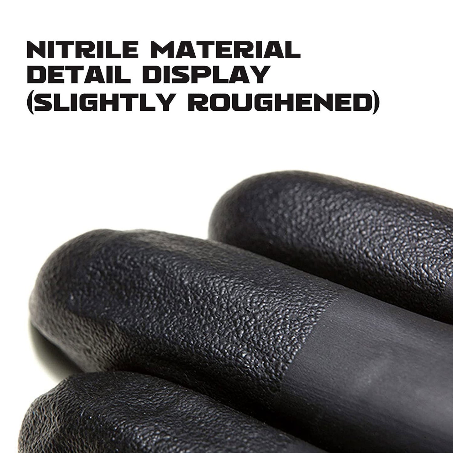 GMG SINCE1988 Nitrile Gloves Latex-Free, Powder-Free Ultra-Strong Tensile,50 Pack Household Cleaning Gloves